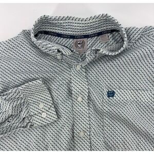 Cinch Long Sleeve Button Down Western Shirt Men's Medium Geometric Pattern